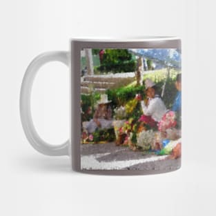 Flower sellers in Hauraz Peru Mug